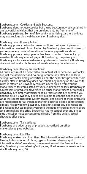 bowbonky privacy