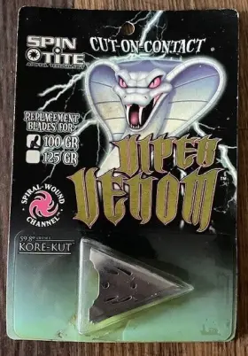 100vrb 2xj Enterprises Spintite One Pack Of Viper Venom 100 Grain Replacement Blades #