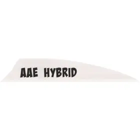 1005572 Aae Hybrid 2.0 Shield Cut Vanes White 50 Pk