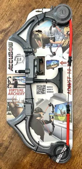 Accubow 857151006364 New - 2.0 Carbon Fiber Archery Trainer Bow Virtual Practice Hunt System