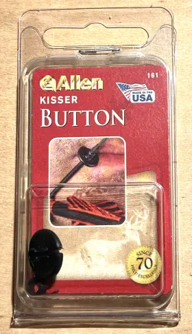 Allen 026509001614 Cases Bow Hunting Kisser Button Soft Polymer Black 161