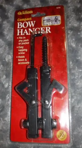 Allen 026509052708 Compact Portable Easy Tapping Screw 2 Arm Bow And Accessories Hanger #5270