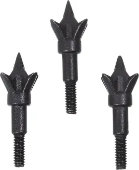 Allen Company 026509021186 Thrasher Small Game Arrow Head Pack Of 3 100 Grain Black