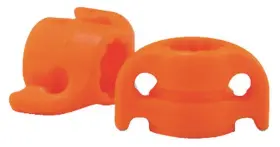 Ams Bowfishing 645756140206 Original Everglide Safety Slide 2-pack 5/16 Inch - Orange