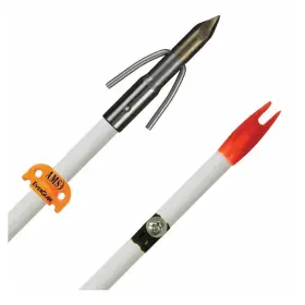 Ams Bowfishing 645756203000 Chaos Fx Tip-turn Release Point With Fiberglass Shaft - White