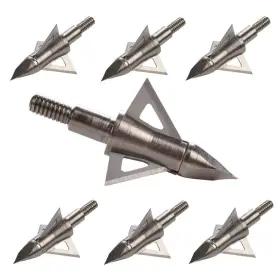 Klt-3b-100 Archery World Bowhunting 100 125 Grain 3 Blade Broadhead Steel Tips For Crossbow B