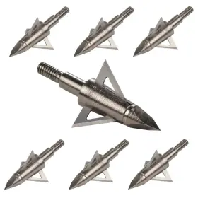 Klt-3b-125 Archery World Bowhunting 125 Grain 3 Blade Broadhead Steel Tips For Small