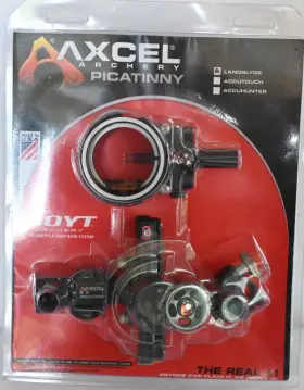 Avx-41 Axcel 611254294932 Landslyde Picatinny Slider Sight With Scope .019 Inch Ranger Pins