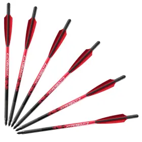 Barnett 042609500390 Demun Carbon Hyperbolt 6-pack - Premium Crossbow Bolts Built E