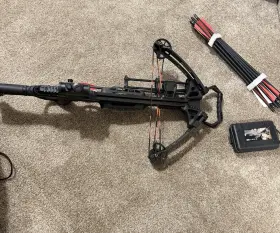 Xp3450 Barnett Compound Crossbow 345 Fps 165 Lb With Scope Bolts Camo Case