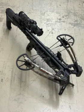 Ac15a2a2180 Bear Nice Used X Impact Hunting Crossbow Veil Stoke With Speed Ring Scope 699
