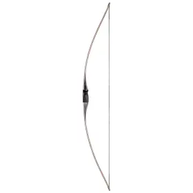 Aft2040250 Bear Archery Montana Longbow Lh50 Black Maple Bow With Leather Grip