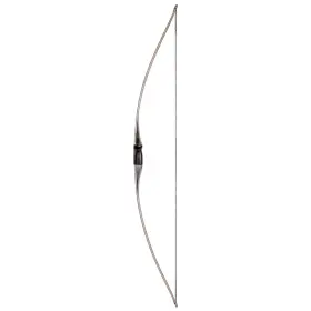 Aft2040255 Bear Archery Montana Longbow Lh55 Black Maple Fiberglass Tips