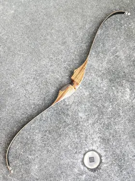 Bp-h52 Ben Pearson Vintage Recurve Bow 52 Inch 40# Xx Gloss White/black 1975-79