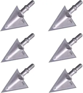 Bgary 744375458164 Broadheads 100 Grain Fixed Blades Archery For Crossbow Recur