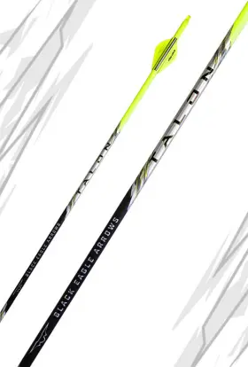 32263 Black Eagle Talon Crested Arrows 6 Pk