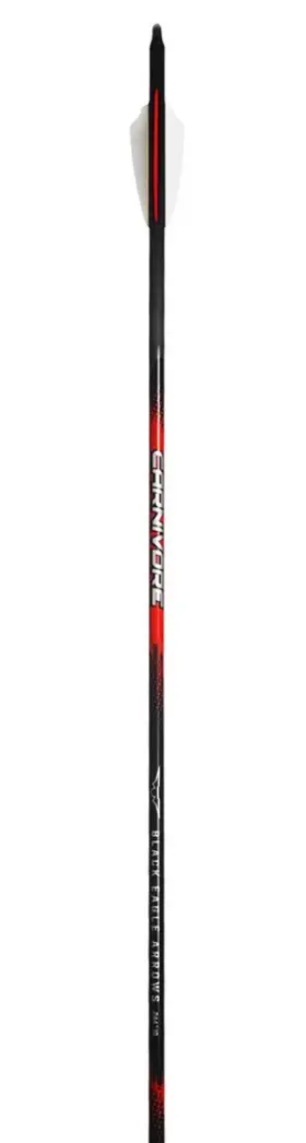 33801 Black Eagle Carnivore 2.5 Inch Shield Cut Arrows 6 Pack .003 -400