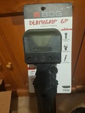 Bog 661120752288 Deathgrip Gp Tripod Olive Drab Aluminum Sitting To Kneeling Shooting