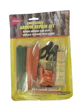 Bohning 010847010506 Vintage Emergency Arrow Repair Kit For Repairing Most Arrows