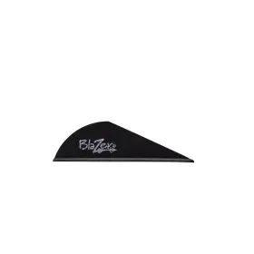 Bohning 010847202239 Blazer Vanes Black 100 Packs