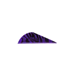 Bohning 010847221575 Blazer Vanes Purple Tiger 100 Packs