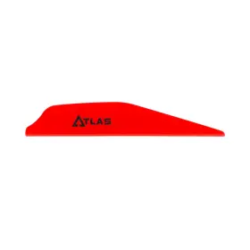 Bohning 010847292650 Atlas Vane 2.8 36 Pk Red
