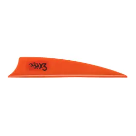 101051no3 Bohning X3 3 Inch Vane 36 Pk Neon Orange