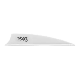 101051wh3 Bohning X3 3 Inch Vane 36 Pk White