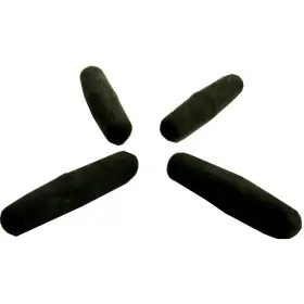 Bowjax 690164010375 String Sleeve Silencers Black 16 Gr. 4 Pk