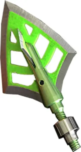 66265 Brand Dirt Nap Gear Double Bevel Drt Broadhead Green 100/125 Grain