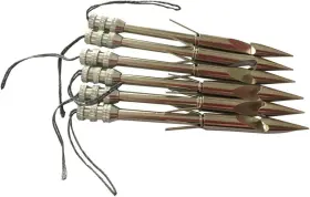 5333626714 Brand Jiexi Fashion 3.6 Inch Stainless Steel Fishing Arrow Broadheads Slingshot Catapult Shaft