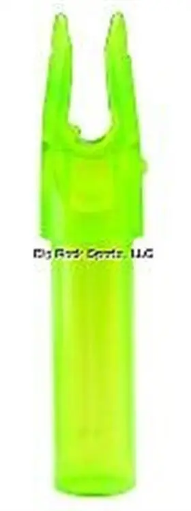 50240 Carbon Express Launchpad Precision Nock Size .234 Clear Green 12 Pack