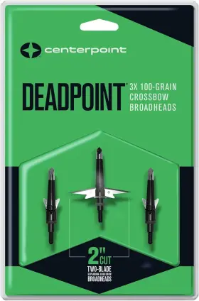 100-grain Centerpoint Axcpbh100 Archery Deadpoint Mechanical One Size Black