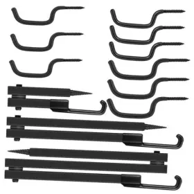 Cinnvoice-qiy-0183 Cinnvoice 12 Pcs Tree Stand Bow Hanger Set Include 3 Folding And 9 Pack