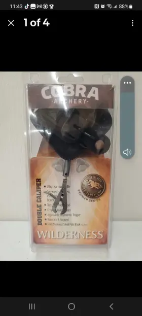 C-762 Cobra Premier Wilderness Release Double Caliper/stainless Triple Joint Buckle
