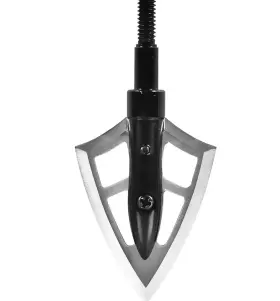 Cqwsbsy 788609636065 6pk Bow Hunting Broadhead 125 Grain Stainless Steel 2 Blades Tips For