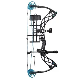 B13387 Diamond Archery Carbon Knockout Lh 60# Black Rak Eq Bow