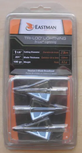 1413 Eastman Tri-loc Lightning Broadheads