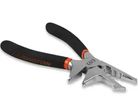 122775 Easton Elite Nock/d Loop Dual Jaw Pliers Six Tools In One Black/orange