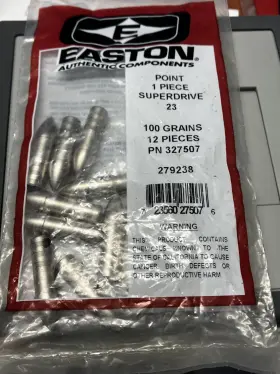327507 Easton 127419 Superdrive 23 100gr Target Points 12pk