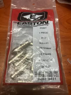914031 Easton 430335 Adjustable Point 2712 300 Gr. 12 Pk. Pn Dozen