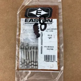 481631 Easton Breakoff Point Ac 1206 80 Grain 8 Pack A/c Rps C2 Carbon Arrows