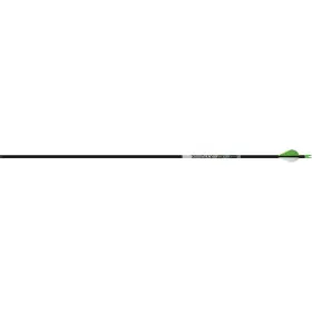 901279 Easton 5mm Axis Arrows With Half Outs 500 Spine Black Carbon Fiber -
