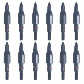 Eooenoon Archery 738633792350 Steel Field Points 100/125/150 Grains Thread Target Head Screw In Arc