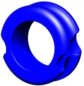 316-blue G5 Outdoors Meta Pro Peep Hunter Sight Blue 3/16 Inch