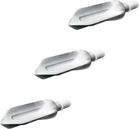 G5 Outdoors 817990006789 Deadmeat Bmp Ballistic Match Point Stainless Steel Archery 100 Gra Silver