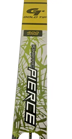 Pierce400a21628 Gold Tip Kinetic Pierce 400 28 Inch / Pierce400a21628/6 Arrows With Inserts