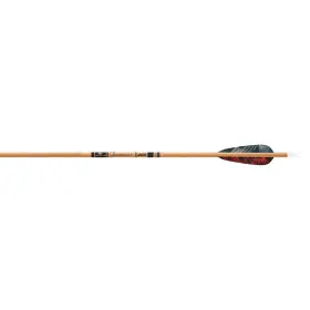 Trad340f6 Gold Tip Traditional Arrows 340 4 Inch Feathers 6 Pk
