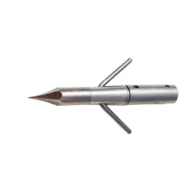 Br-mzy-290-6 Gpp 6pk Bowfishing Arrow Point Broadheads Removeable Head 64mm With Washer