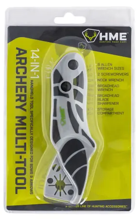 Hme 888151022764 Hmeatwrbh 14-in-1 Archery Black/gray Metal Folding